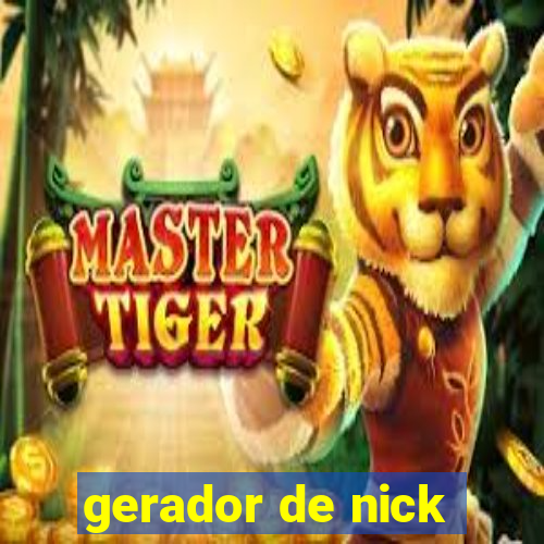 gerador de nick