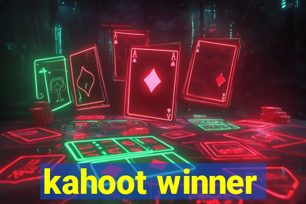 kahoot winner