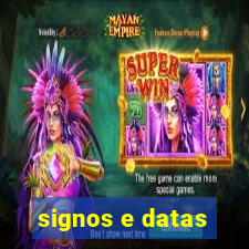 signos e datas