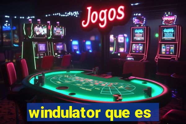 windulator que es