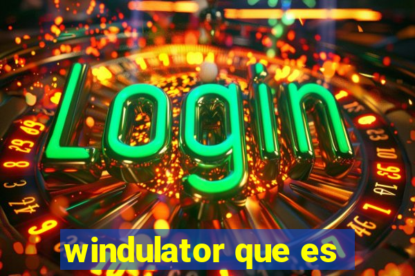 windulator que es