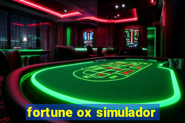 fortune ox simulador