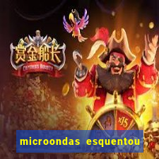 microondas esquentou demais e parou de funcionar