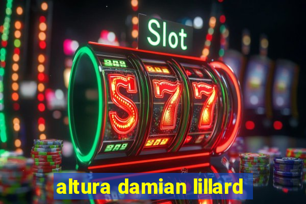 altura damian lillard