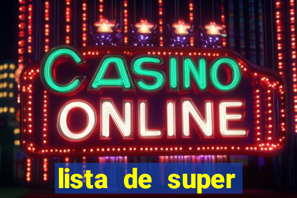 lista de super herois de a a z