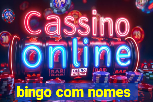 bingo com nomes