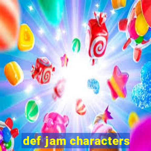 def jam characters