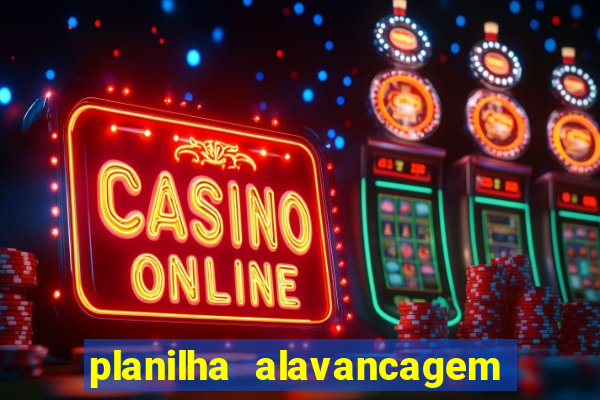 planilha alavancagem de banca
