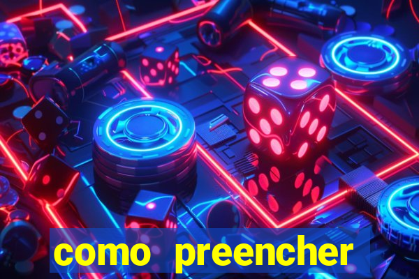como preencher recibo de pagamento