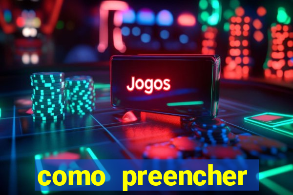 como preencher recibo de pagamento