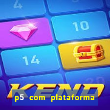 p5 com plataforma de jogos
