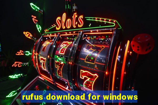 rufus download for windows