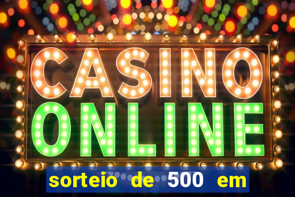 sorteio de 500 em cash toda segunda feira novibet como funciona